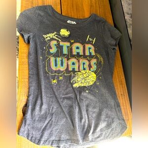 3 Graphic T bundle for girl size XL (14-16), Harry Potter and Star wars.